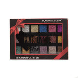 Romantic Color 18 colors Glitter Palette - Buy Online in Pakistan at Cosmia.pk