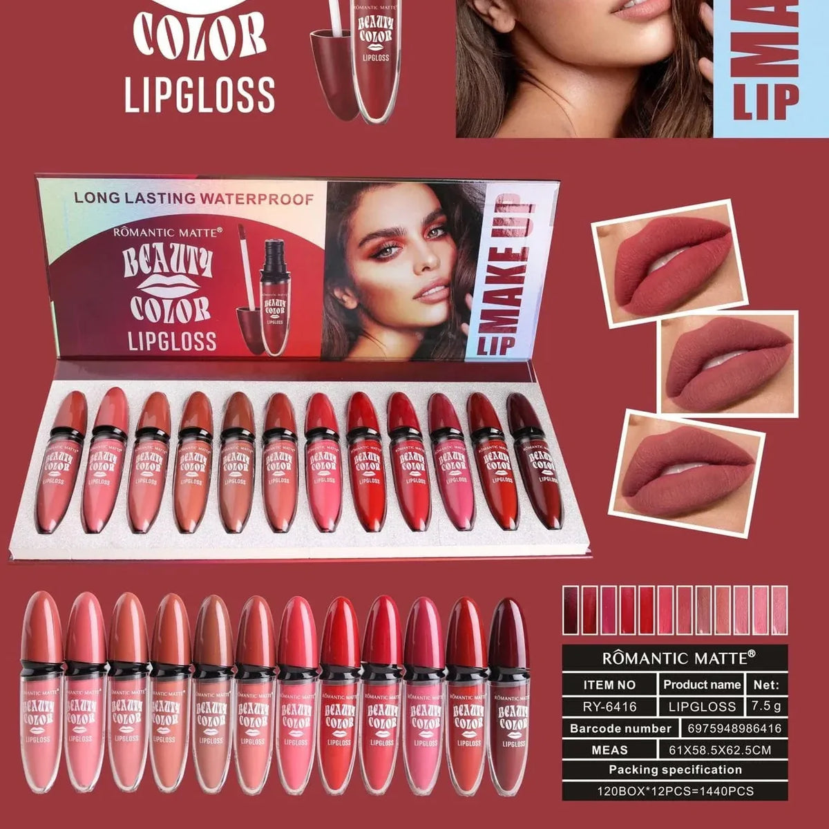 Romantic Matte Beauty Color Lipgloss - Buy Online in Pakistan at Cosmia.pk