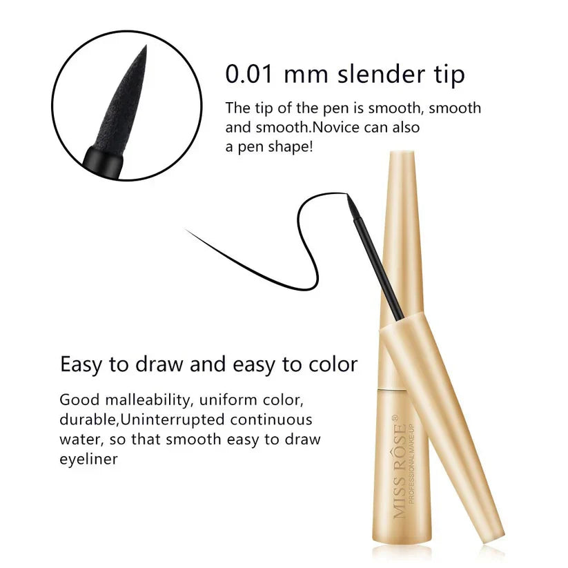 Miss Rose Matt Black Liquid Eyeliner - Buy Online in Pakistan at Cosmia.pk