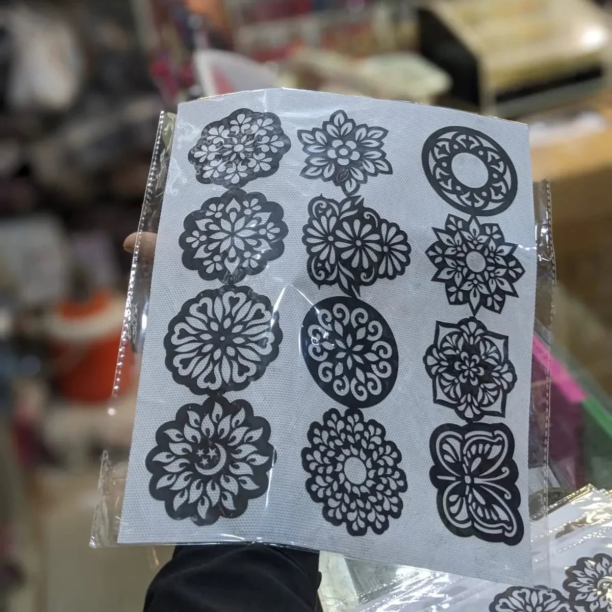 Round Sticker Mehndi – Palm Design - Buy Online in Pakistan at Cosmia.pk