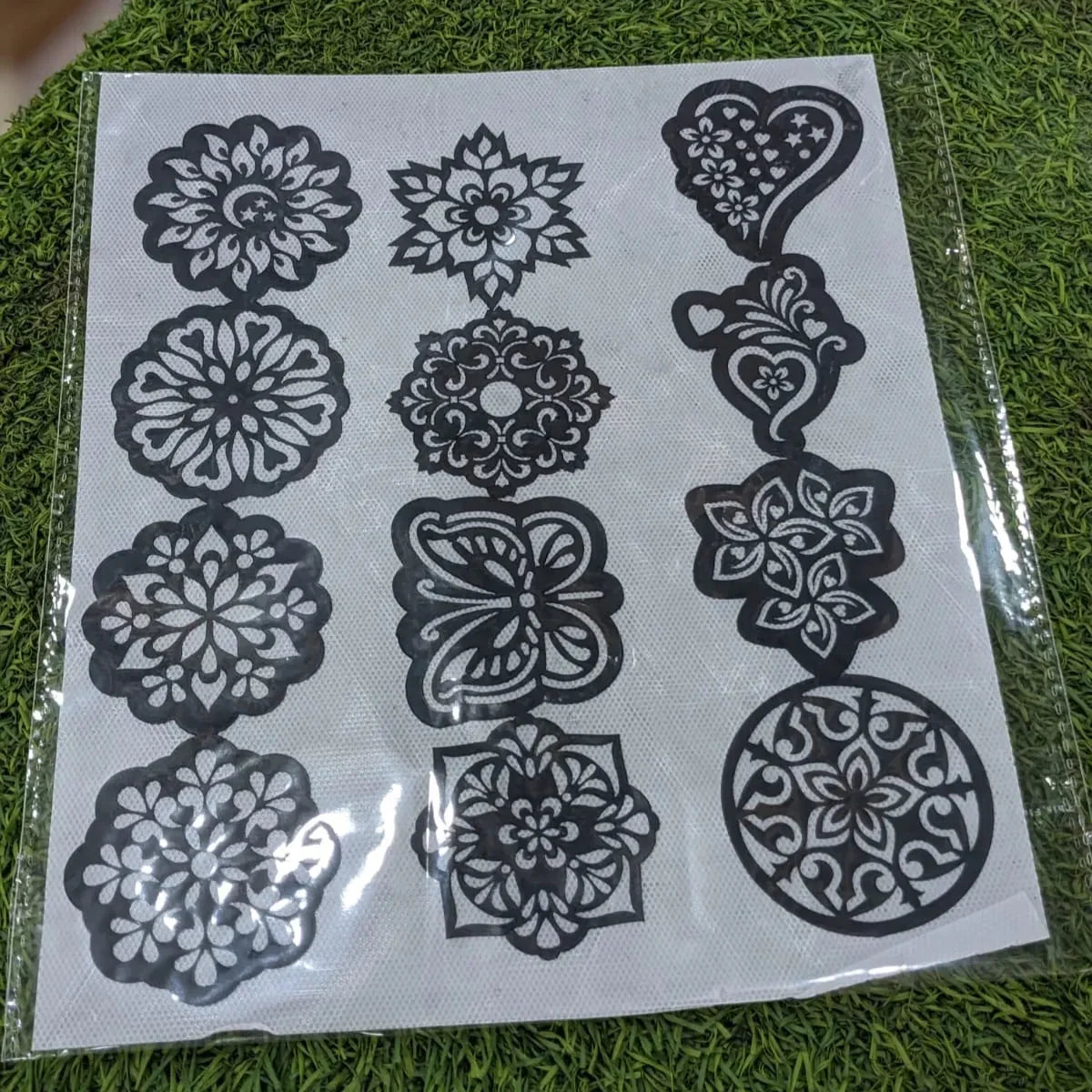 Round Sticker Mehndi – Palm Design - Buy Online in Pakistan at Cosmia.pk