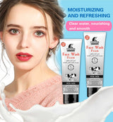 Roushun Face Wash Foam with Milk Extract Antiseptic Prevents Plmples - Buy Online in Pakistan at Cosmia.pk
