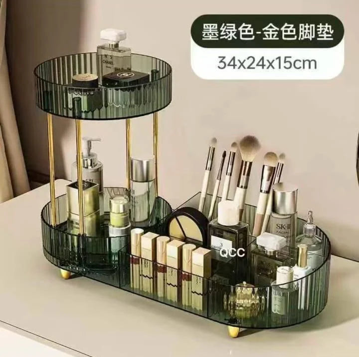 Two-Tier makeup Crystal Organizer - Buy Online in Pakistan at Cosmia.pk