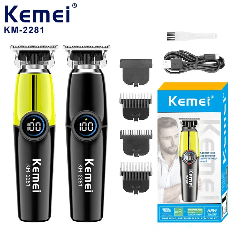Kemei KM-2281 Electric Hair Clipper – Dual-Tone Stylish Design, USB - Buy Online in Pakistan at Cosmia.pk