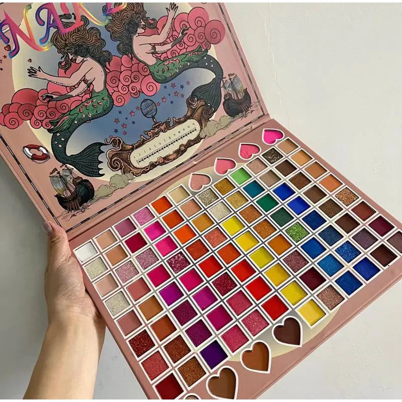 Naked Mermaid Glitter And Eye Shadow Palette (104 Colors) - Buy Online in Pakistan at Cosmia.pk