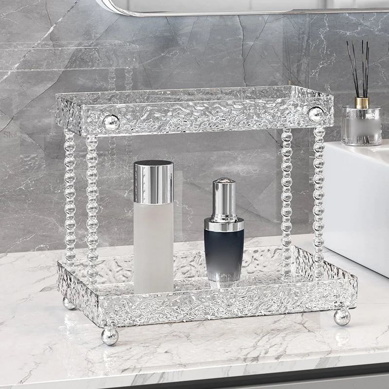 Acrylic 2 Layer Counter Organizer - Buy Online in Pakistan at Cosmia.pk
