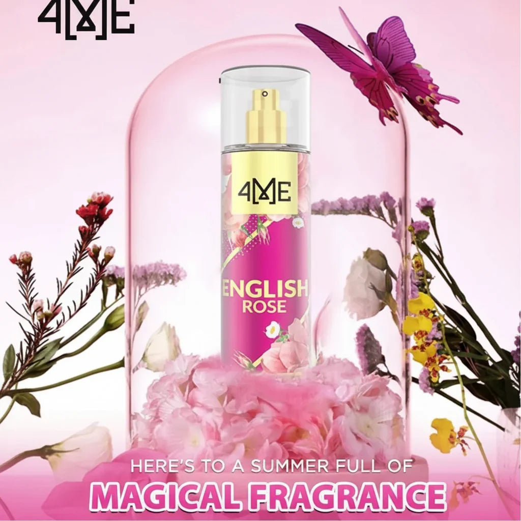 4ME English Rose Body Mist - 200ml - Buy Online in Pakistan at Cosmia.pk