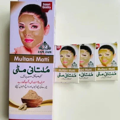 Zam Zam Multani Mitti – 24 Sachets Box - Buy Online in Pakistan at Cosmia.pk