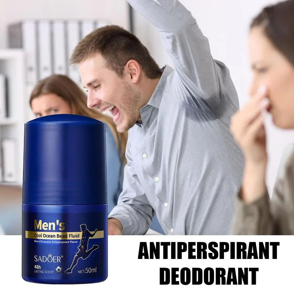 Sadoer Blue Ocean Men Roll-on Deodorant 50ml - Buy Online in Pakistan at Cosmia.pk