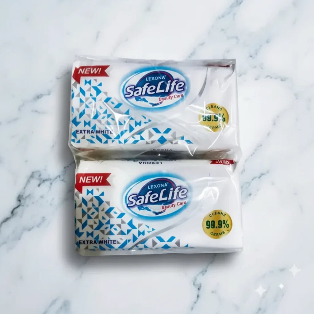 Lexona SafeLife Extra White Beauty Soap - Pack of 4 - Buy Online in Pakistan at Cosmia.pk