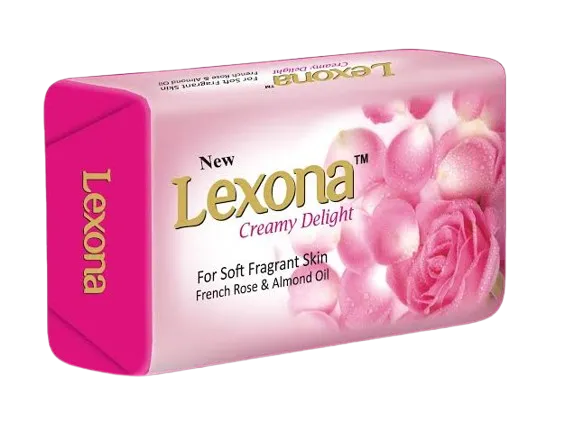 Lexona Beauty Soap Creamy Delight French Rose & Almond Oil - Buy Online in Pakistan at Cosmia.pk