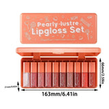 10pcs Dragon Ranee Pearly Lustre Lip Gloss Set - Buy Online in Pakistan at Cosmia.pk