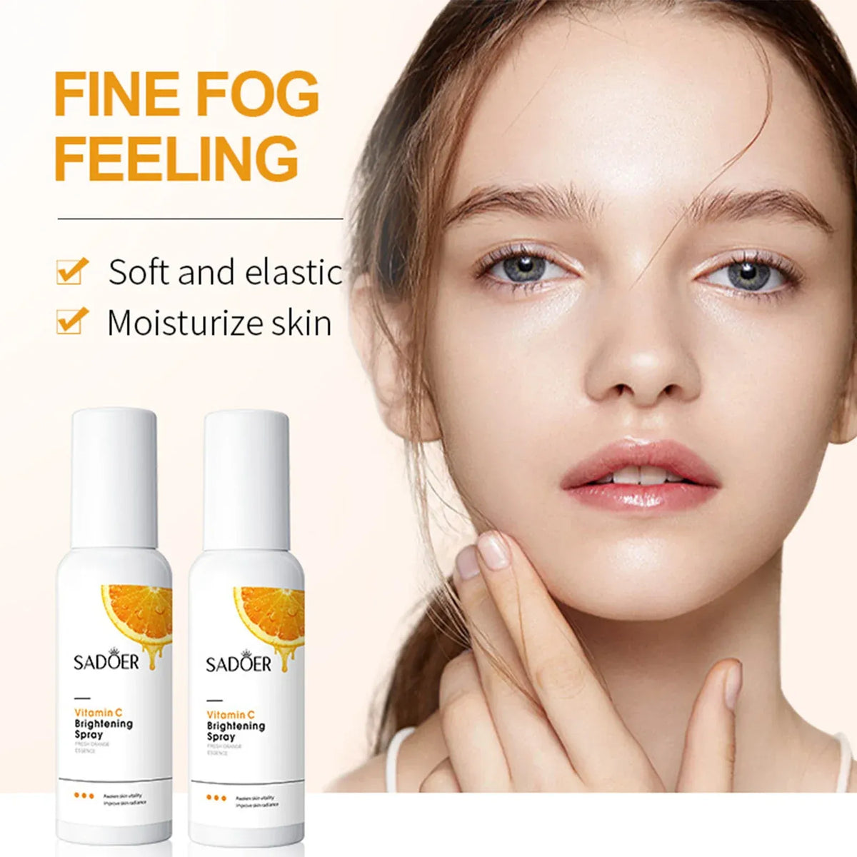 SADOER Vitamin C Brightening Face Moisturizing Spray 100ML - Buy Online in Pakistan at Cosmia.pk
