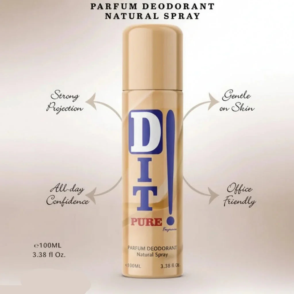 Shifan's DIT Fresh Perfume Deodorant Natural Spray - 100ml - Buy Online in Pakistan at Cosmia.pk