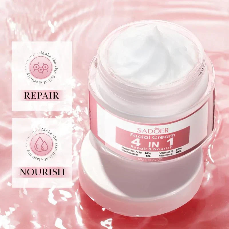 SADOER 4in1 Repair & Nourish Face Cream - 50g - Buy Online in Pakistan at Cosmia.pk