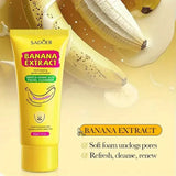 SADOER Banana Facial Cleanser Deep Cleaning Oil-Control Whitening Brightening & Moisturizing Face Wash - 60g - Buy Online in Pakistan at Cosmia.pk