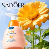 SADOER Baby Calendula Amino Acid Mild Body Wash - 380ml - Buy Online in Pakistan at Cosmia.pk