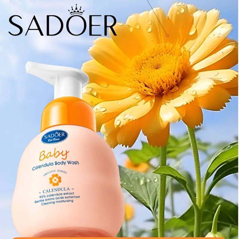 SADOER Baby Calendula Amino Acid Mild Body Wash - 380ml - Buy Online in Pakistan at Cosmia.pk