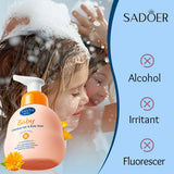 SADOER Baby Calendula Amino Acid Mild Body Wash - 380ml - Buy Online in Pakistan at Cosmia.pk
