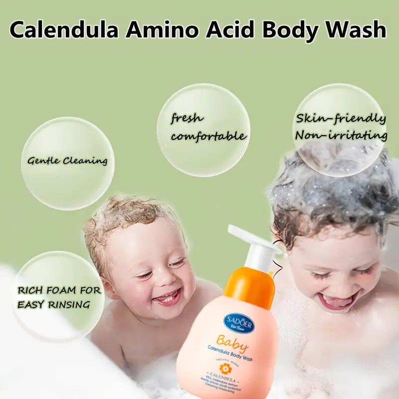 SADOER Baby Calendula Amino Acid Mild Body Wash - 380ml - Buy Online in Pakistan at Cosmia.pk