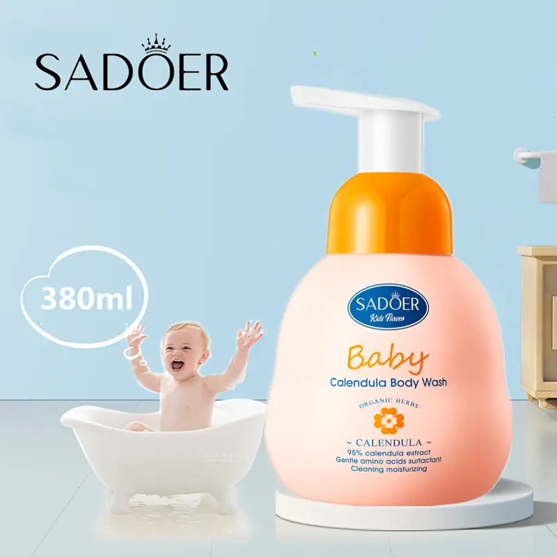SADOER Baby Calendula Amino Acid Mild Body Wash - 380ml - Buy Online in Pakistan at Cosmia.pk