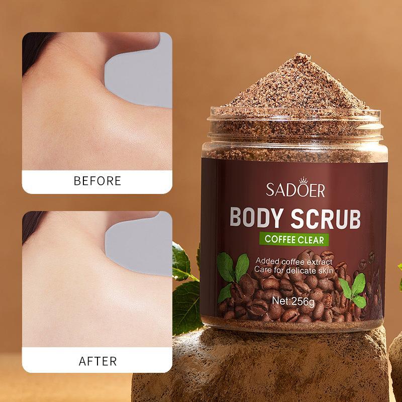 Sadoer Coffee Clear Moisturizing and Softening Body Scrub 256g - Buy Online in Pakistan at Cosmia.pk