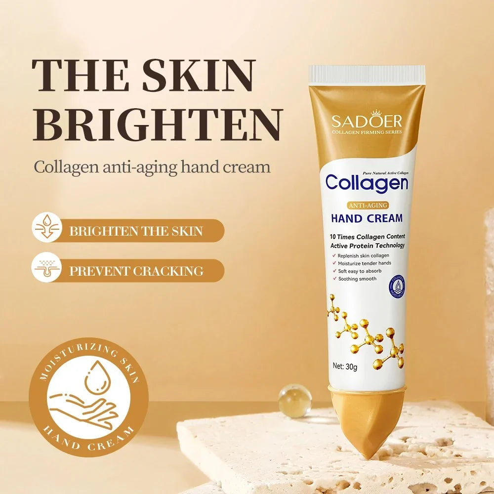SADOER Collagen Moisturizing Hand Cream - 30g - Buy Online in Pakistan at Cosmia.pk