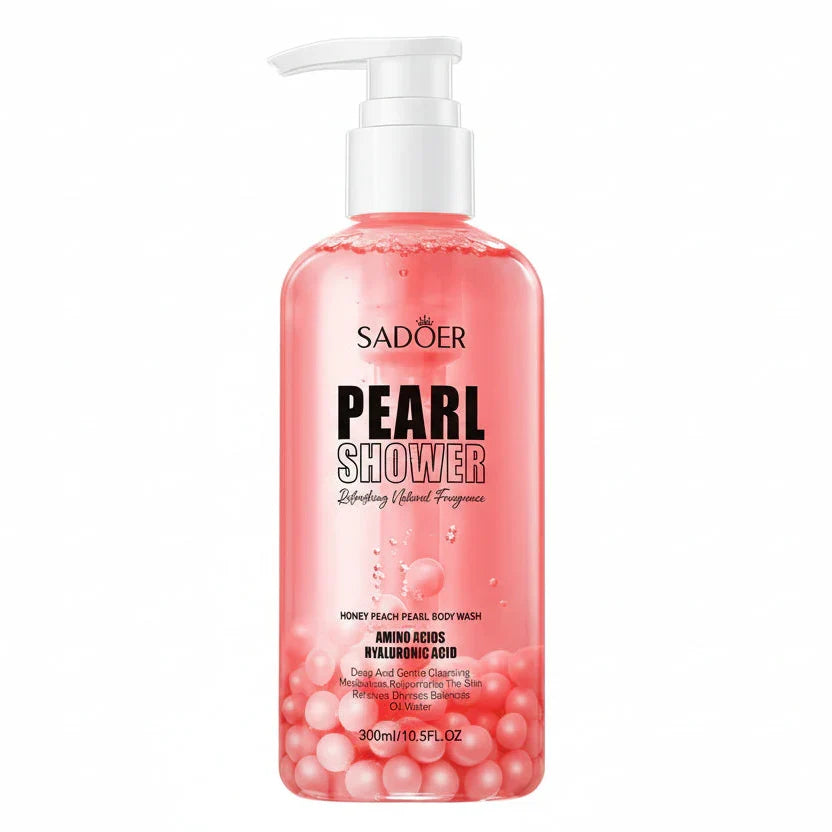 SADOER Natural Organic Peach Pearl Fragrant Shower Gel - 300ml - Buy Online in Pakistan at Cosmia.pk
