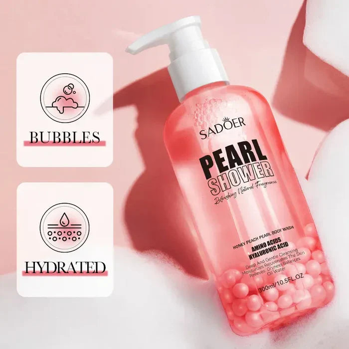 SADOER Honey Peach Pearl Body Wash - 300ml - Buy Online in Pakistan at Cosmia.pk
