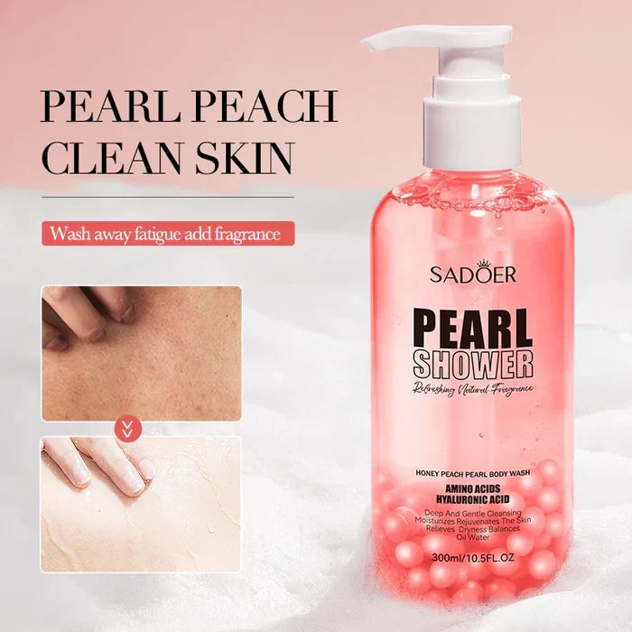SADOER Honey Peach Pearl Body Wash - 300ml - Buy Online in Pakistan at Cosmia.pk