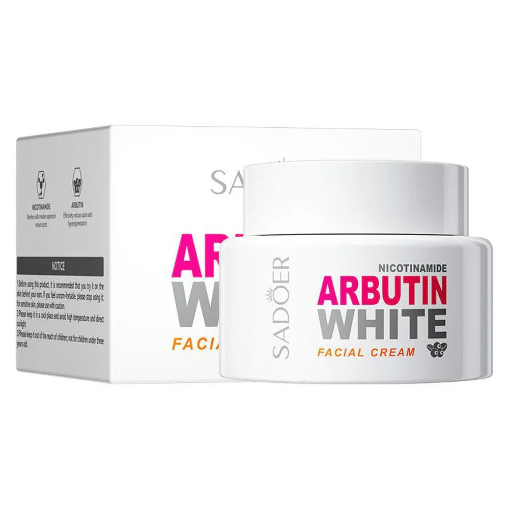 Sadoer Nicotinamide Arbutin White Facial Cream - 50g - Buy Online in Pakistan at Cosmia.pk