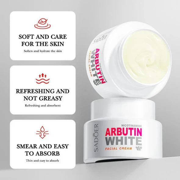 Sadoer Nicotinamide Arbutin White Facial Cream - 50g - Buy Online in Pakistan at Cosmia.pk