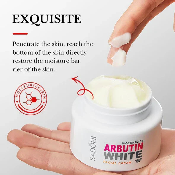 Sadoer Nicotinamide Arbutin White Facial Cream - 50g - Buy Online in Pakistan at Cosmia.pk