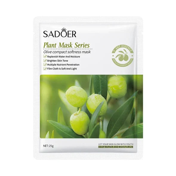 SADOER Olive Softness Face Sheet Mask - 25g - Buy Online in Pakistan at Cosmia.pk