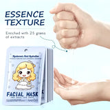 SADOER Pack of 06 Princess Hyaluronic Acid Collagen Face Mask - Buy Online in Pakistan at Cosmia.pk