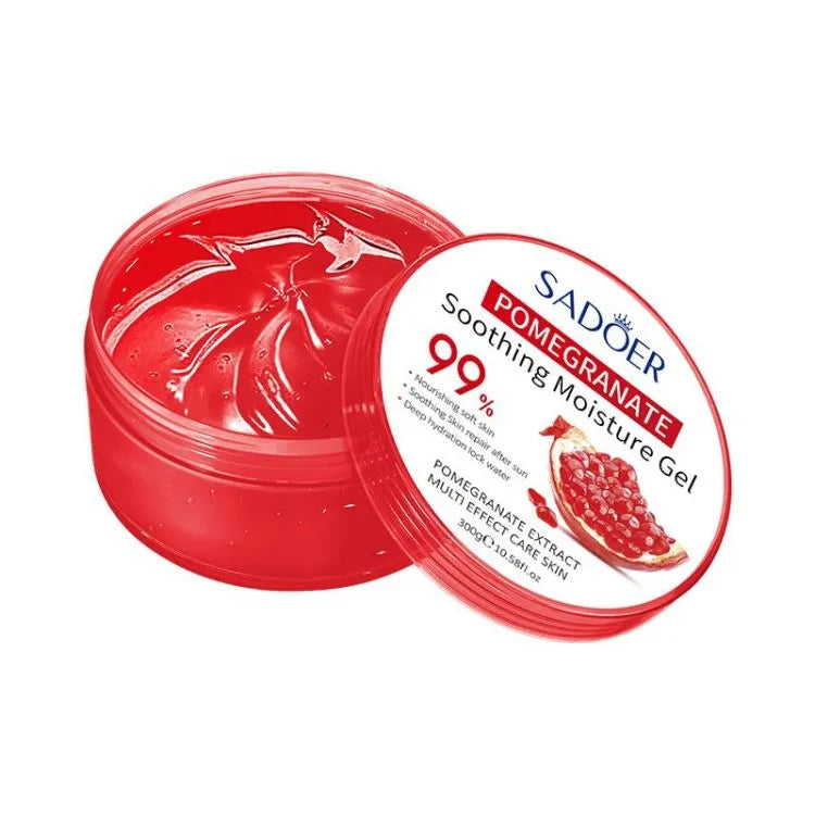 SADOER Pomegranate 99% nourishing soft skin & soothing Moisture Gel 300ml - Buy Online in Pakistan at Cosmia.pk