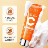SADOER Skin Active 5x Vitamin C Whitening Brightening Face Cleanser - 100g - Buy Online in Pakistan at Cosmia.pk