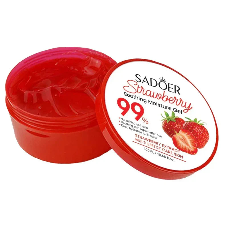 SADOER Strawberry soft skin & soothing Moisture Gel 300ml - Buy Online in Pakistan at Cosmia.pk