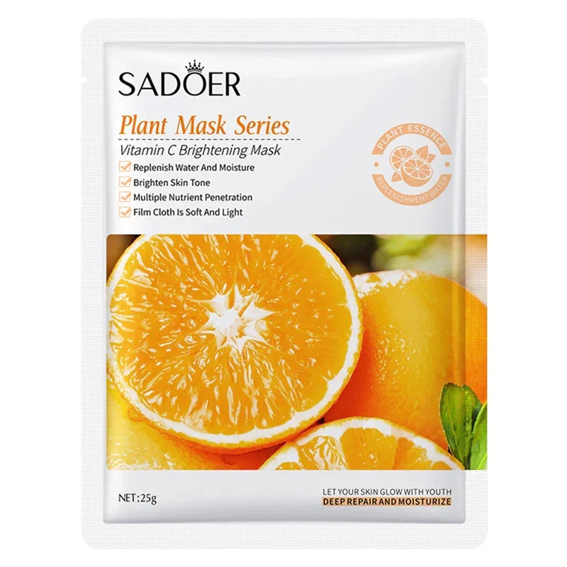 SADOER Vitamin C Brightening Face Sheet Mask - 25g - Buy Online in Pakistan at Cosmia.pk