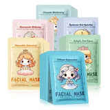SADOER Pack of 06 Princess Hyaluronic Acid Collagen Face Mask - Buy Online in Pakistan at Cosmia.pk