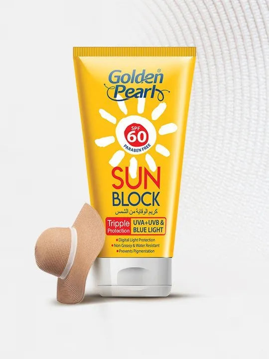 Golden Pearl Sun Block SPF 60 - Buy Online in Pakistan at Cosmia.pk
