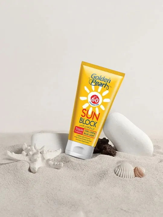 Golden Pearl Sun Block SPF 60 - Buy Online in Pakistan at Cosmia.pk