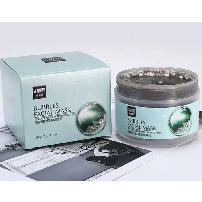SENANA Collagen Bubble Hydrating Moisturizing Face Mud Mask - 100g - Buy Online in Pakistan at Cosmia.pk