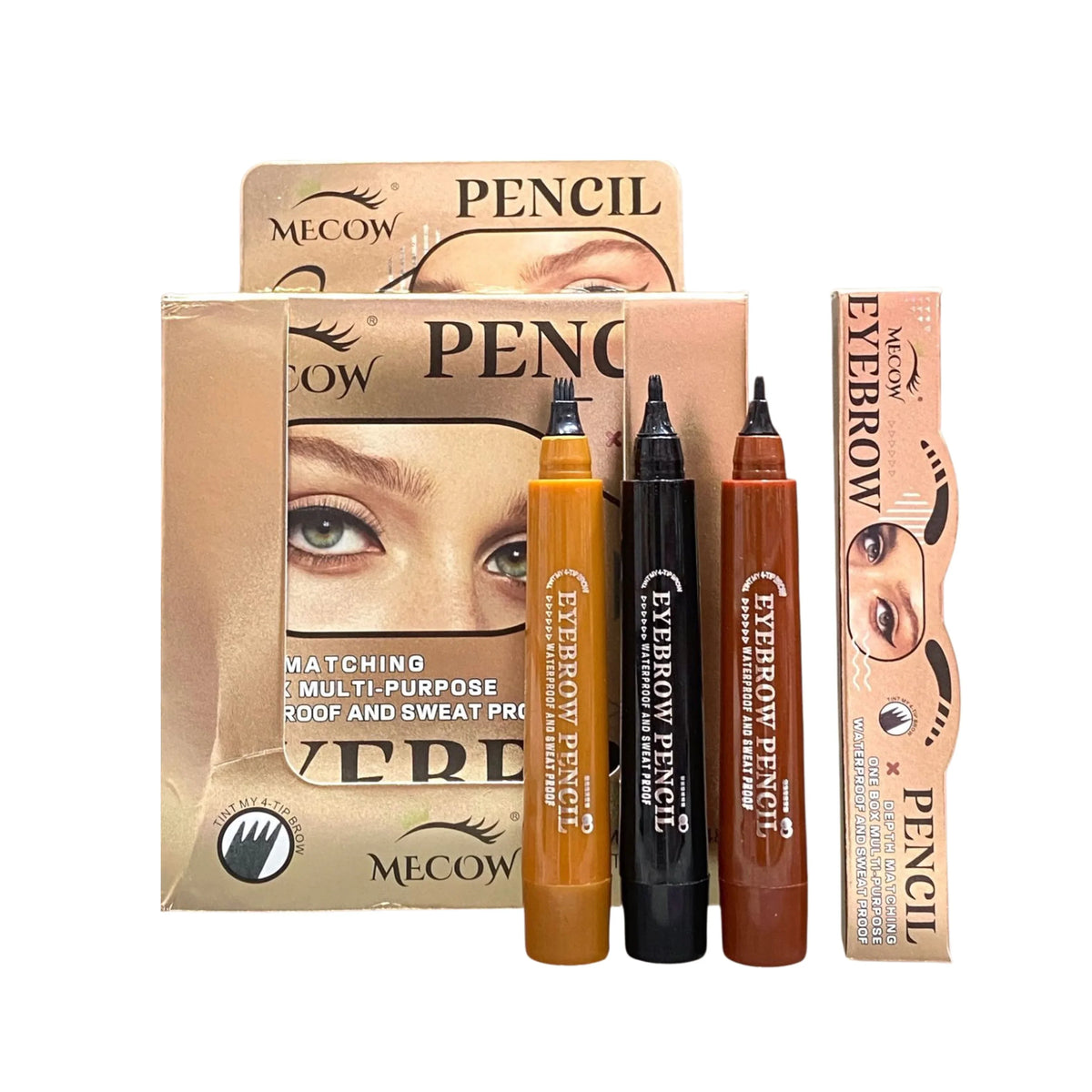 Mecow Tint My 4-Tip Brow Liquid Eyebrow Pens - Buy Online in Pakistan at Cosmia.pk