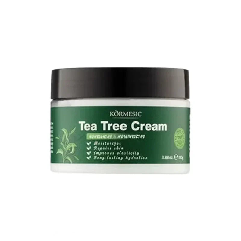 KORMESIC Tea Tree Face Cream - 110g | Hydrating & Oil Control, Lightweight & Nourishing - Buy Online in Pakistan at Cosmia.pk