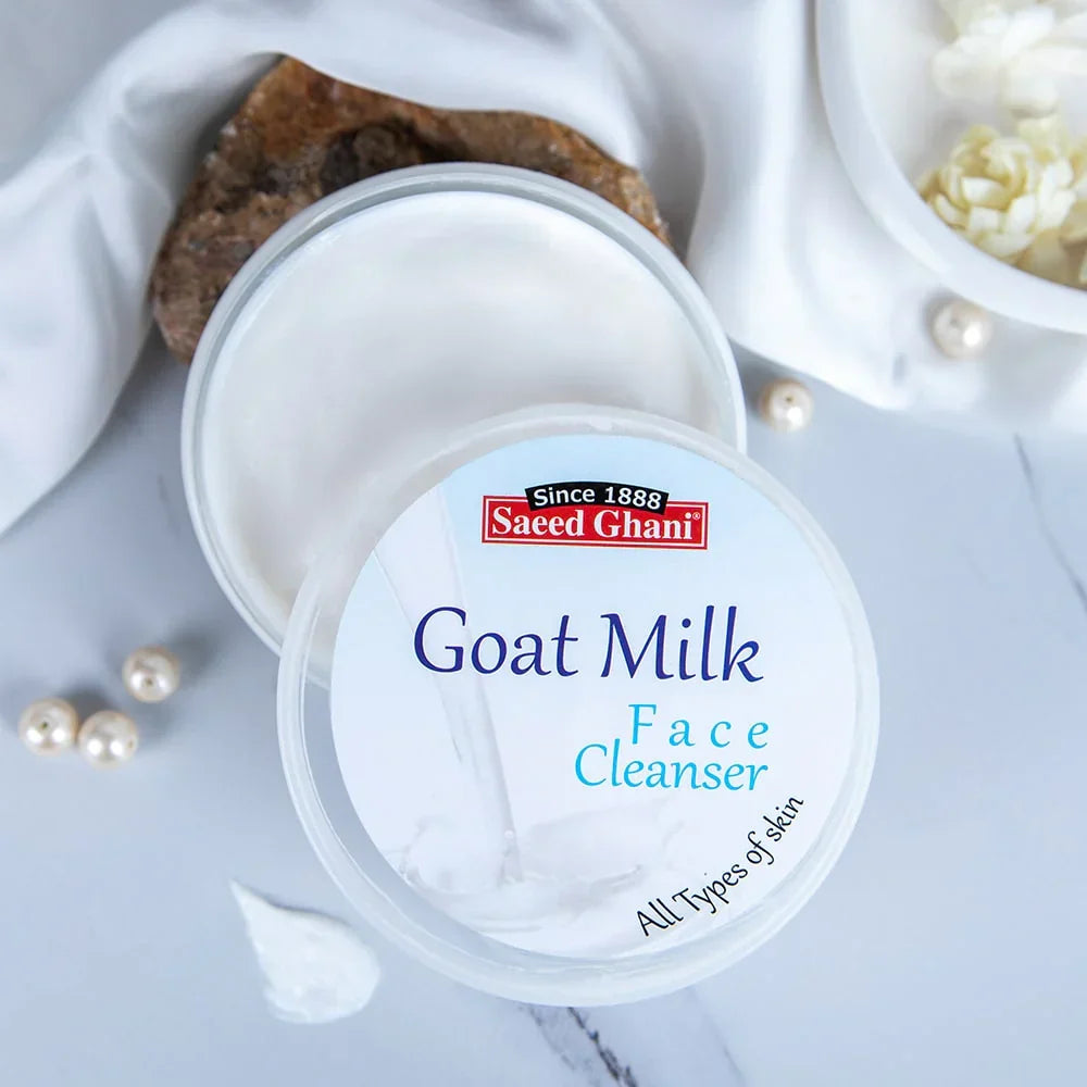 Saeed Ghani Goat Milk Face Cleanser – 180g - Buy Online in Pakistan at Cosmia.pk