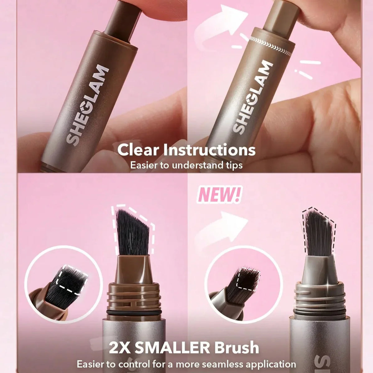 SHEGLAM Brow-Fection Angled Brush & Dip - Buy Online in Pakistan at Cosmia.pk