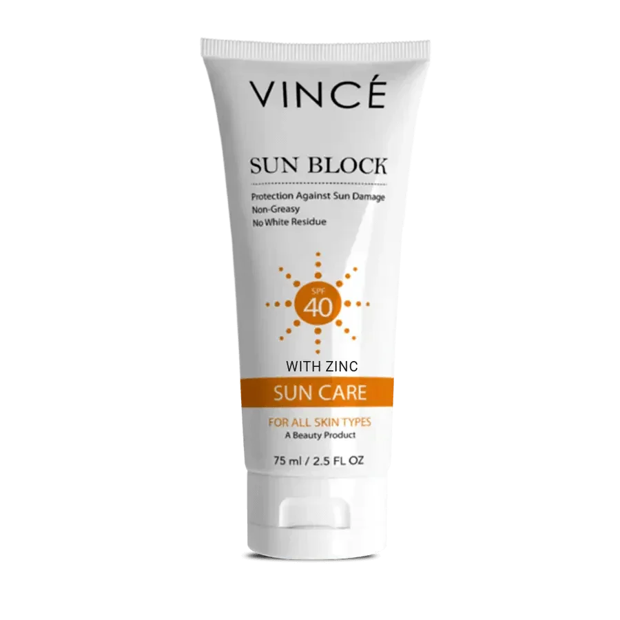 Vince Sunblock SPF 40 - 75ml - Buy Online in Pakistan at Cosmia.pk