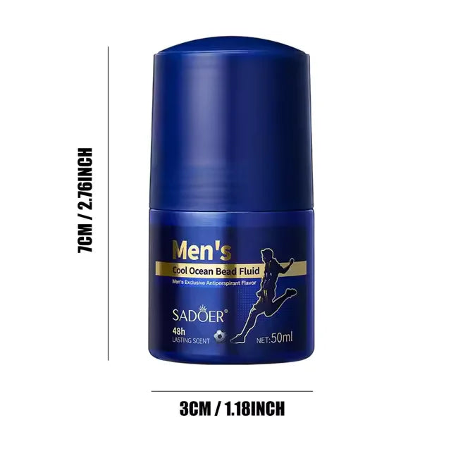 Sadoer Blue Ocean Men Roll-on Deodorant 50ml - Buy Online in Pakistan at Cosmia.pk