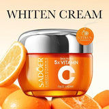 Sadoer 5x vitamin C Whitening Brightening Face Cream - 50g - Buy Online in Pakistan at Cosmia.pk